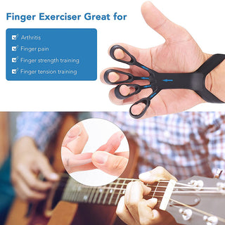 Silicone Grip Finger Exercise  | Arthritis Hand Grip Trainer  Rehabilitation Pain Relief