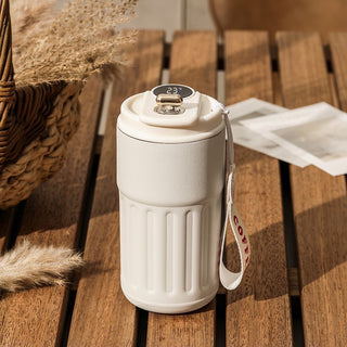 Smart Digital Thermal Bottle Portable Insulated Coffee Mug with Vacuum Flask