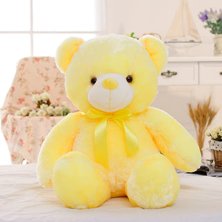 Creative LED Light-Up Teddy Bear Plush Toy – Glowing Christmas Gift for Kids