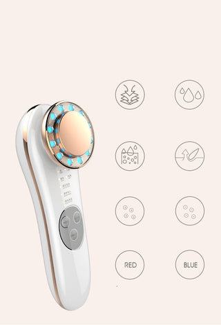 7-in-1 Facial Massager – High-Frequency Skin Tightening Cleansing with Light Therapy