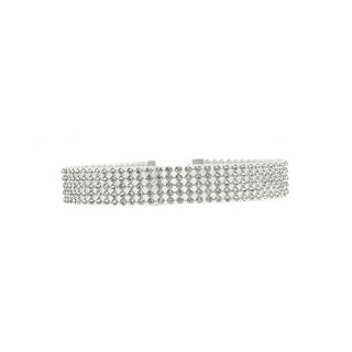 Full Crystal Rhinestone Choker Necklace | Elegant Wedding Jewellery