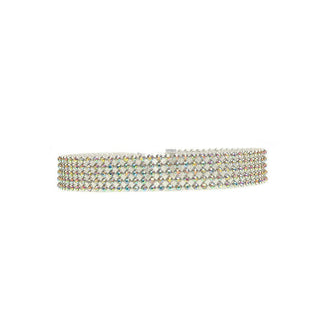 Full Crystal Rhinestone Choker Necklace | Elegant Wedding Jewellery