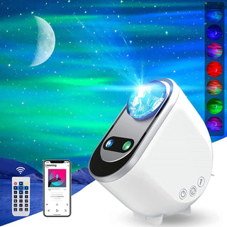 LED Galaxy Projector – Starry Sky Night Light, Moon Lamp for Bedroom