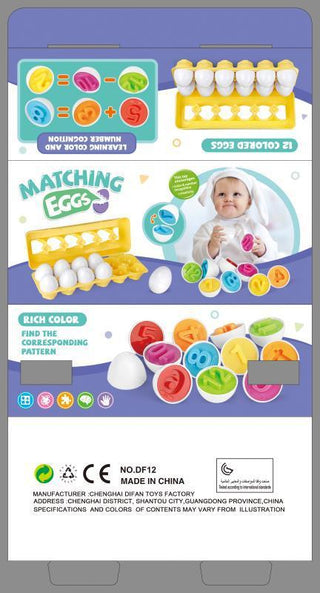 Montessori Shape Matching Egg Toys -Games for Kids and Toddlers