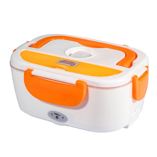 Kitchen Electric Heated Lunch Box - Stainless Steel Food Warmer for School, Car