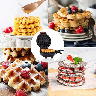 Mini Electric Waffle Maker | for Delicious Breakfasts at Home