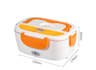 Kitchen Electric Heated Lunch Box - Stainless Steel Food Warmer for School, Car