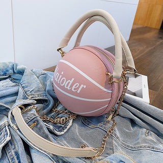 Basketball-Shaped Handbags- Stylish Chain Shoulder Crossbody Bags