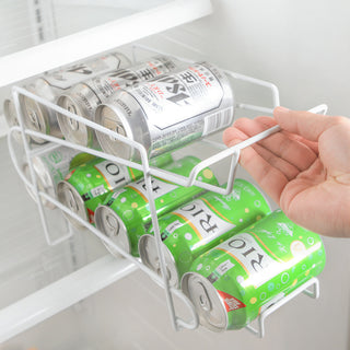 Double-Layer Coke Can Kitchen Storage Rack - Efficient Organization