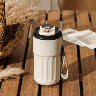 Smart Digital Thermal Bottle Portable Insulated Coffee Mug with Vacuum Flask