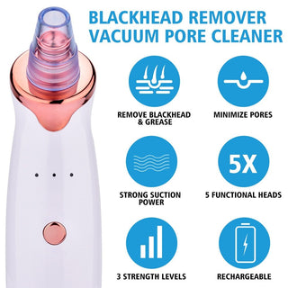 Electric Blackhead Suction Device – Acne Remover & Facial Cleansing Tool