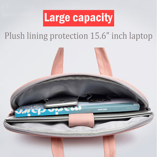 PU Leather Women Laptop Bag – Versatile Notebook Carrying Case for MacBook Air