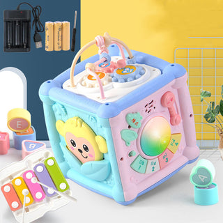 Drum Baby Early Education Toys – Musical Building Blocks Cube