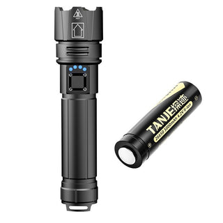 30W White Laser Telescopic Focusing Flashlight| Rechargeable LED Torch