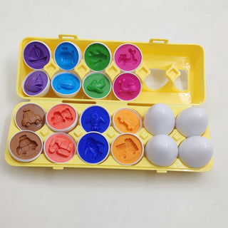 Montessori Shape Matching Egg Toys -Games for Kids and Toddlers