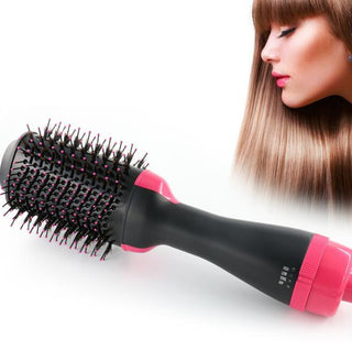 One-Step Electric Hair Dryer Comb – Multifunctional Straightener and Curler