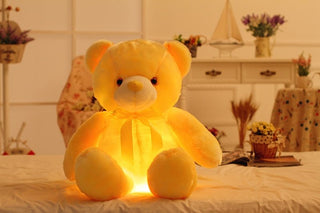 Creative LED Light-Up Teddy Bear Plush Toy – Glowing Christmas Gift for Kids