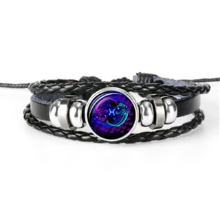 Zodiac Constellation Bracelet – Braided Design Bracelet  – Stylish Astrology