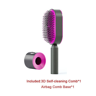 Self-Cleaning Anti-Static Hair Brush |One-Key Hair Removal |Hair Loss Prevention