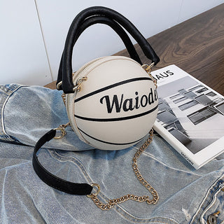 Basketball-Shaped Handbags- Stylish Chain Shoulder Crossbody Bags