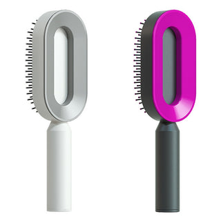 Self-Cleaning Anti-Static Hair Brush |One-Key Hair Removal |Hair Loss Prevention