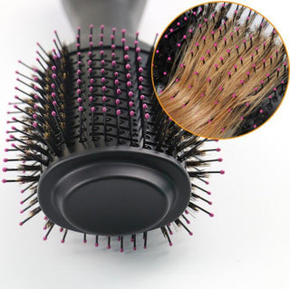 One-Step Electric Hair Dryer Comb – Multifunctional Straightener and Curler