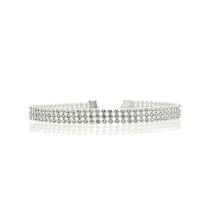 Full Crystal Rhinestone Choker Necklace | Elegant Wedding Jewellery