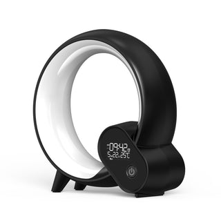 Bluetooth Audio Intelligent Wake-Up Clock with Colorful Atmosphere Light