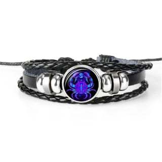 Zodiac Constellation Bracelet – Braided Design Bracelet  – Stylish Astrology