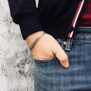 Elevate Your Style with Our Stainless Steel Chain Bracelet