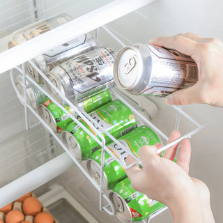 Double-Layer Coke Can Kitchen Storage Rack - Efficient Organization