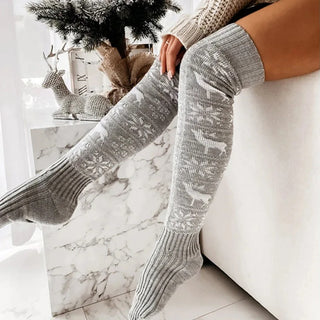 Winter Christmas Warm Knitted Women’s Stocking| Perfect Holiday Gifts (Free Size)