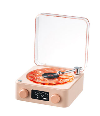 Retro Bluetooth Wireless Vinyl Record Player with Stereo Sound &Projection Lamp