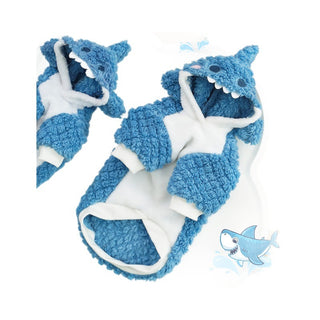 Adorable Shark Plush Thickened Pet Clothes for Dogs and Cats