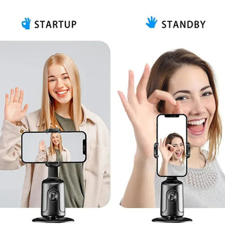 360° AI Smart Auto Face Tracking Gimbal – Hands-Free Phone Stabilizer for  Live Streaming