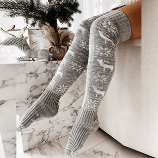 Winter Christmas Warm Knitted Women’s Stocking| Perfect Holiday Gifts (Free Size)