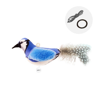 Bird Simulation Cat Toy: Interactive Feather Toy for Engaging Playtime