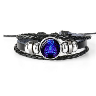 Zodiac Constellation Bracelet – Braided Design Bracelet  – Stylish Astrology