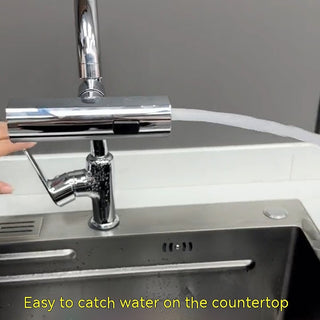 Premium Quality universal Rotating Kitchen Faucet Waterfall Nozzle |Extension