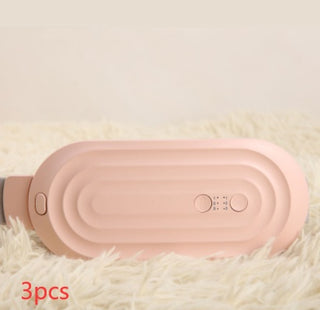 Menstrual Heating Pad - Smart Warm Belt for Cramps Waist Pain Relief with Vibration Massage