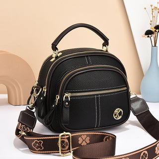 Stylish Versatile Crossbody Bag for Women | Multi-Zipper Shoulder Handbag