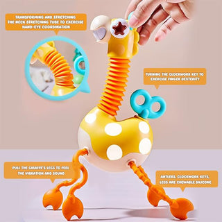 Lala Giraffe Baby Teether Toy – Early Development &amp; Soothing Chew Toy for Infants