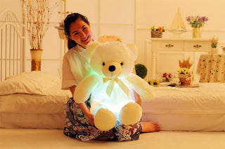 Creative LED Light-Up Teddy Bear Plush Toy – Glowing Christmas Gift for Kids