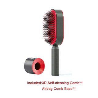 Self-Cleaning Anti-Static Hair Brush |One-Key Hair Removal |Hair Loss Prevention