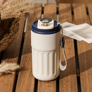 Smart Digital Thermal Bottle Portable Insulated Coffee Mug with Vacuum Flask