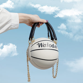 Basketball-Shaped Handbags- Stylish Chain Shoulder Crossbody Bags