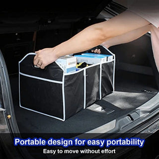 Large Capacity, Foldable Multi-Pocket Storage Bag for Car Accessories