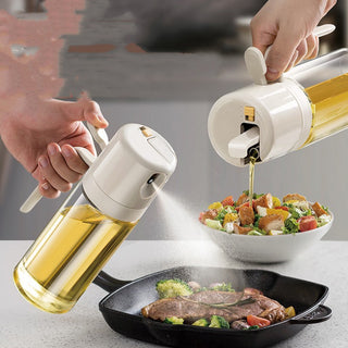 2-in-1 Oil Sprayer Bottle | BBQ Cooking Oil Dispenser |Kitchen Baking Oil Mister