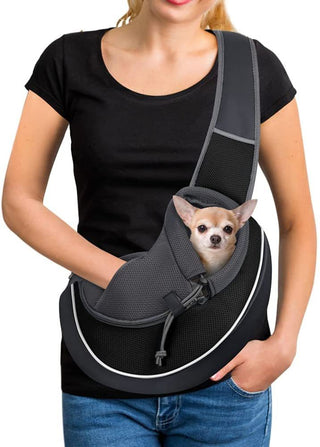 Portable Crossbody Pet Carrier Bag for Dogs and Cats