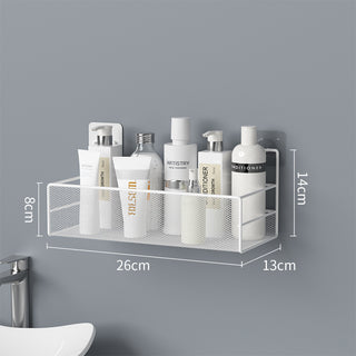 No-Drill Wall-Mounted Bathroom Shelf | Shampoo Organizer &Accessories Holder